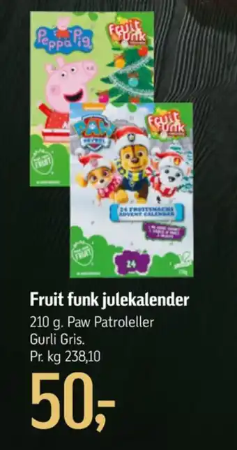Føtex Fruitfunk julekalender tilbud