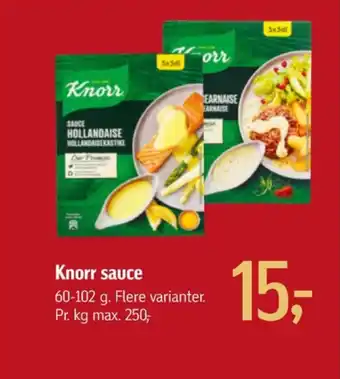 Føtex Knorr sauce pulver tilbud