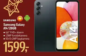 Føtex Galaxy a14 mobiltelefon tilbud