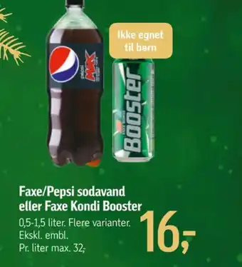 Føtex Booster energidrik tilbud