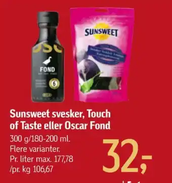 Føtex Sunsweet svesker tilbud