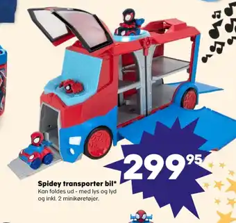Kvickly Spidey amazing friends biler tilbud