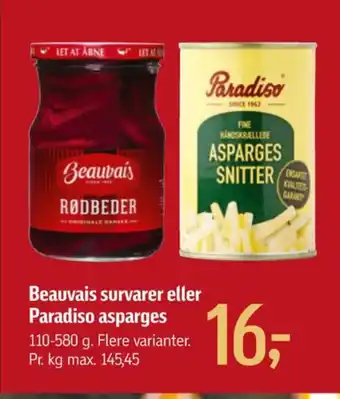 Føtex Beauvais rødbeder-syltet tilbud