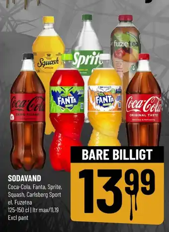 Squash appelsinsodavand