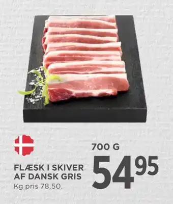 MENY Ukendt flæsk i skiver tilbud