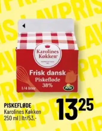 Løvbjerg Karolines piskefløde 38% tilbud