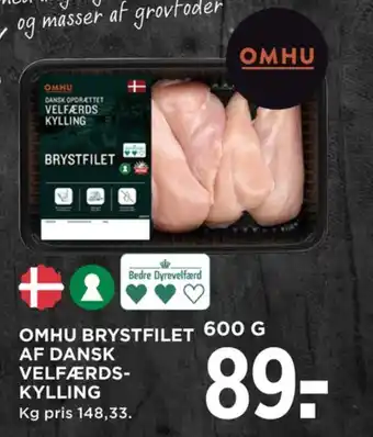 MENY Omhu kyllingebrystfilet tilbud