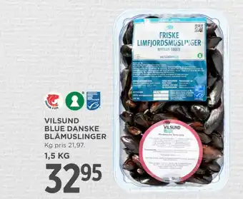 MENY Vilsund blue blåmuslinger tilbud