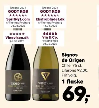 SuperBrugsen Ukendt chilensk rødvin tilbud