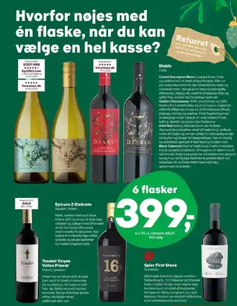 SuperBrugsen Ukendt chilensk rødvin tilbud