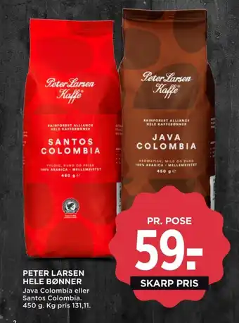 Santos colombia kaffebønner
