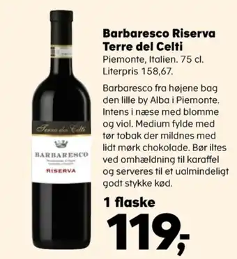 SuperBrugsen Ukendt italiensk rødvin tilbud