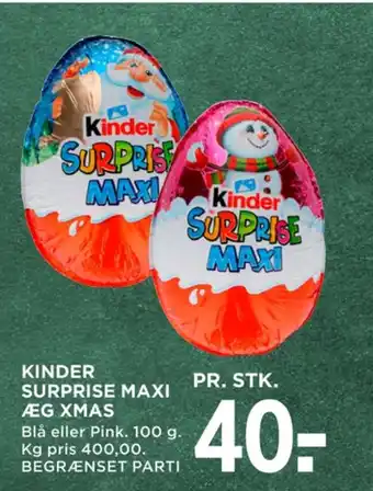 MENY Surprise maxi chokoladeæg tilbud