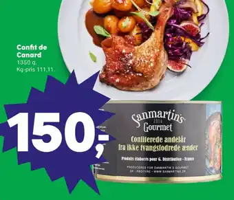 Sanmartins gourmet confiterede andelår