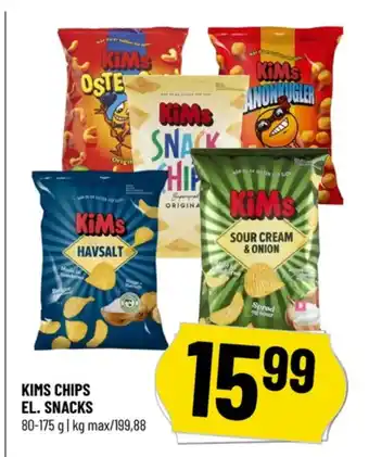 Løvbjerg Kims snacks tilbud