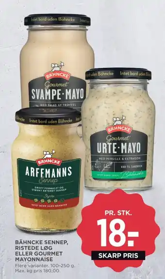 MENY Bähncke sennep tilbud
