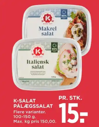 MENY K-salat makrelsalat tilbud