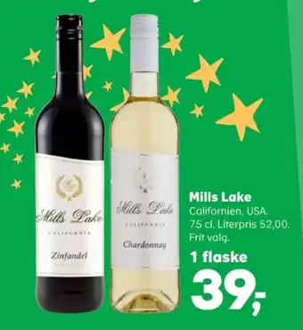 SuperBrugsen Ukendt californisk rødvin tilbud