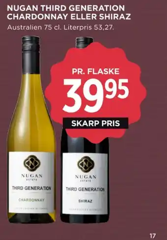 MENY Ukendt australsk rødvin tilbud