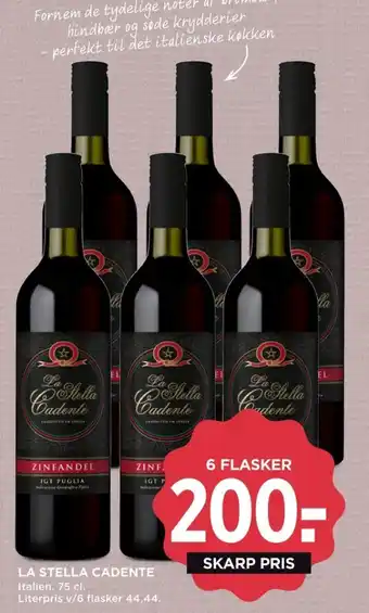 MENY Ukendt italiensk rødvin tilbud