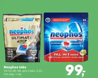 SuperBrugsen Neophos maskinopvask-tabs tilbud