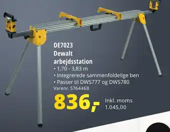 DE7023 Dewalt arbejdsstation