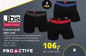 ProActive by JBS tights 3 pak