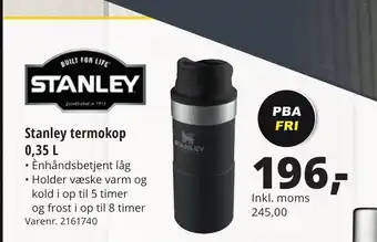 10-4 Byggecenter Stanley termokop 0,35 L tilbud