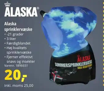 Alaska sprinklervæske