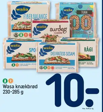 Wasa knækbrød 230-285g