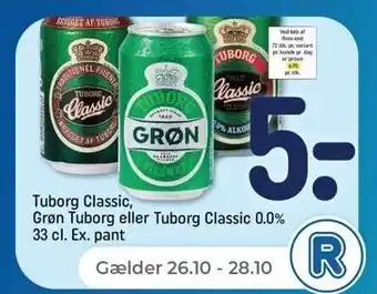 Netto Tuborg øl, 33 cl tilbud