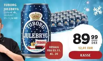 Scandinavian Park Tuborg julebryg tilbud