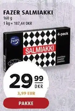 Scandinavian Park Fazer salmiakki tilbud