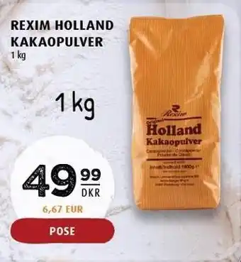 Rexim holland kakaopulver