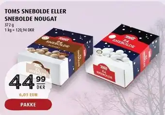 Scandinavian Park Toms snebolde eller snebolde nougat tilbud