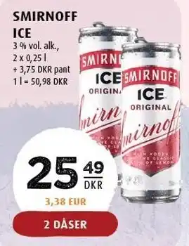 Scandinavian Park Smirnoff ice tilbud