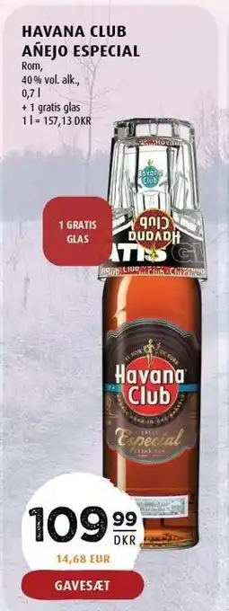 Scandinavian Park Havana club anejo especial tilbud