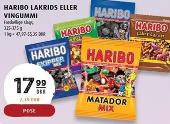 Scandinavian Park Haribo lakrids eller vingummi tilbud