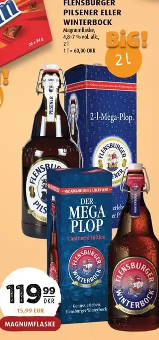 Scandinavian Park Flensburger pilsener eller winterbock tilbud