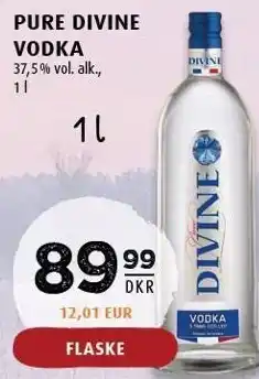 Pure divine vodka