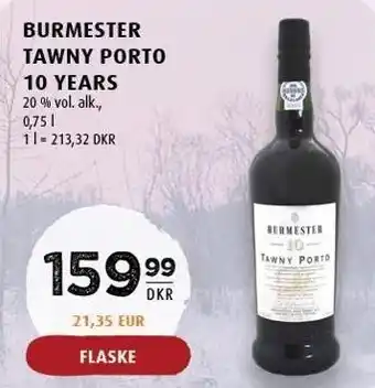 Scandinavian Park Burmester tawny porto 10 years tilbud