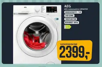 Skousen AEG vaskemaskine L6FAU741I tilbud