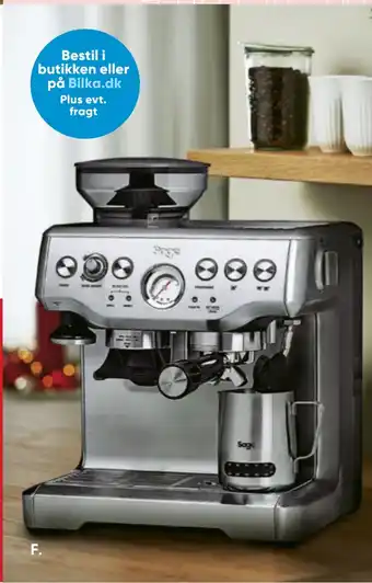 Bilka Sage the barista express espressomaskine tilbud