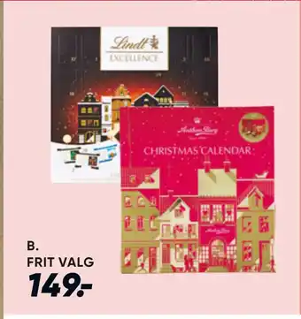 Bilka Lindt excellence eller anthon berg julekalender tilbud