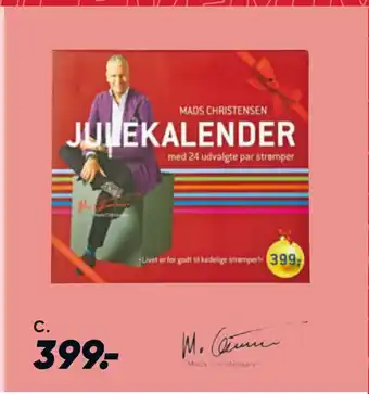Bilka Julekalender med mads christensen strømper tilbud