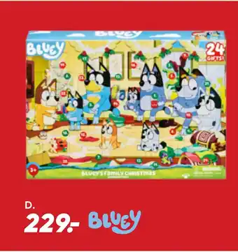 Bilka Bluey julekalender tilbud
