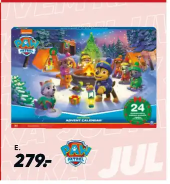 Bilka Paw patrol julekalender tilbud