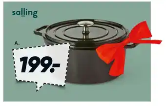 Støbejernsgryde