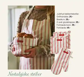 Bilka Julefryd køkkentekstiler tilbud