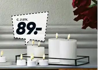 Bilka Fyrfadslys tilbud